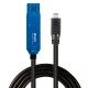 Lindy 43381 cable USB 8 m USB 3.2 Gen 1 (3.1 Gen 1) USB C USB A Negro, Azul